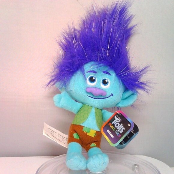 Dreamworks Trolls 8" Plush Stuffed Animal Lot Branch Barb - Holiday Gift - Picture 1 of 8
